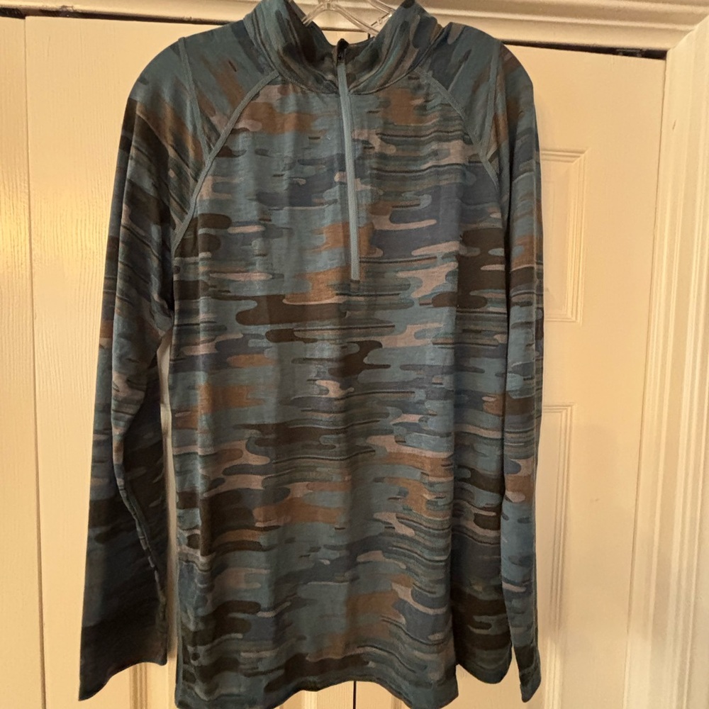 Saxx viewfinder Camouflage Pullover in Blue and Brown